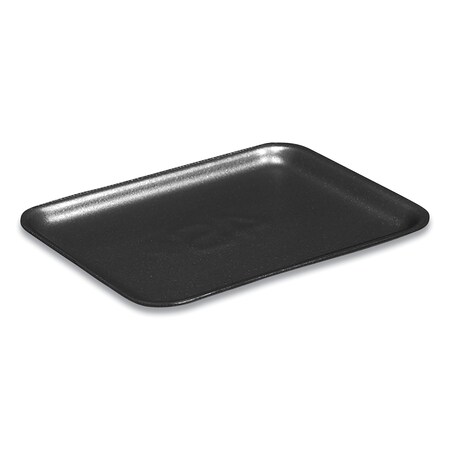 Pactiv Evergreen Supermarket Tray, #8PZ, 10.5 x 8.25 x 1.22, Black, 400PK 51P908PZ